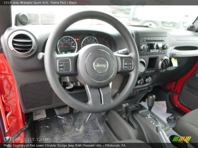 Flame Red / Black 2014 Jeep Wrangler Sport 4x4