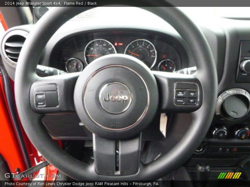 Flame Red / Black 2014 Jeep Wrangler Sport 4x4