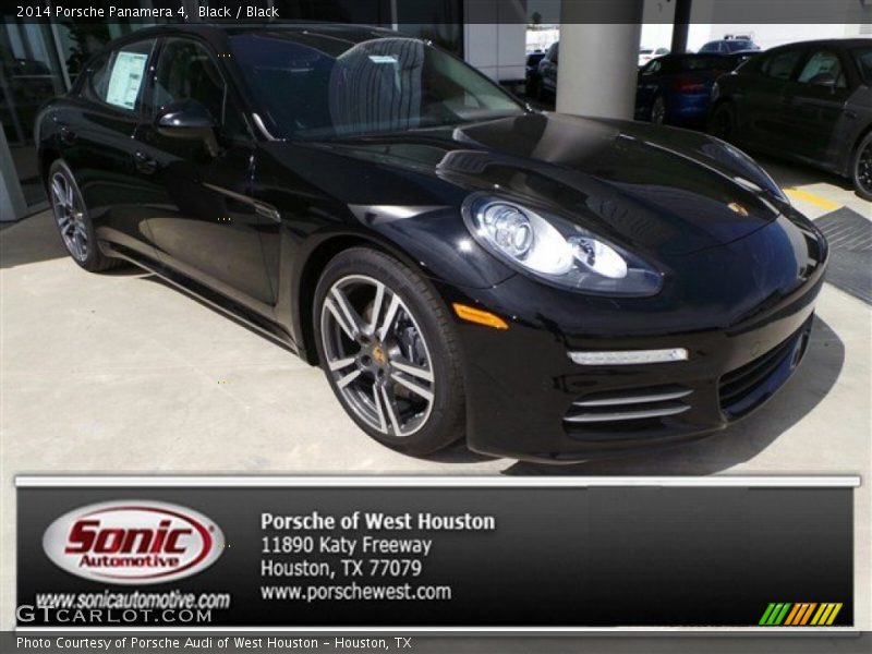 Black / Black 2014 Porsche Panamera 4