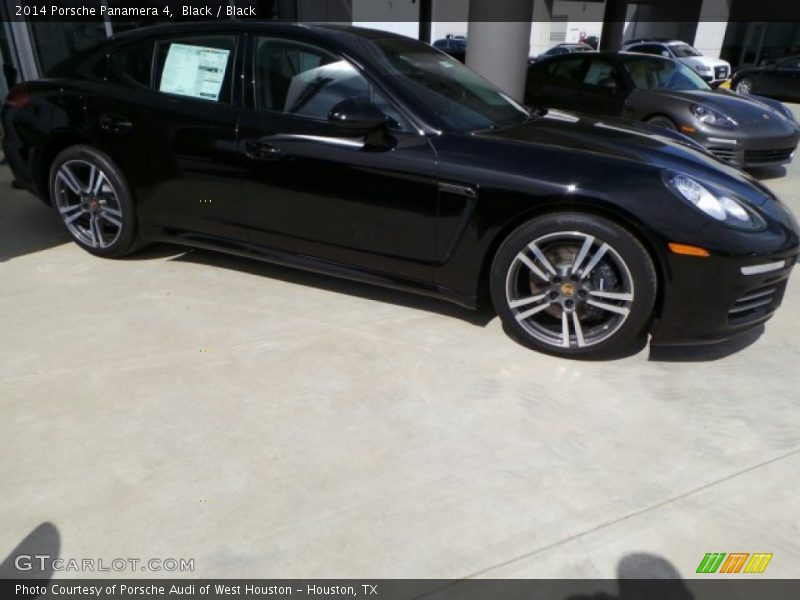 Black / Black 2014 Porsche Panamera 4