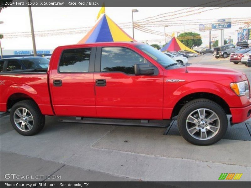 Race Red / Black 2014 Ford F150 STX SuperCrew