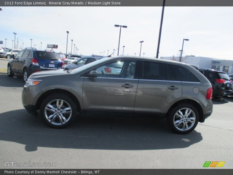 Mineral Gray Metallic / Medium Light Stone 2013 Ford Edge Limited