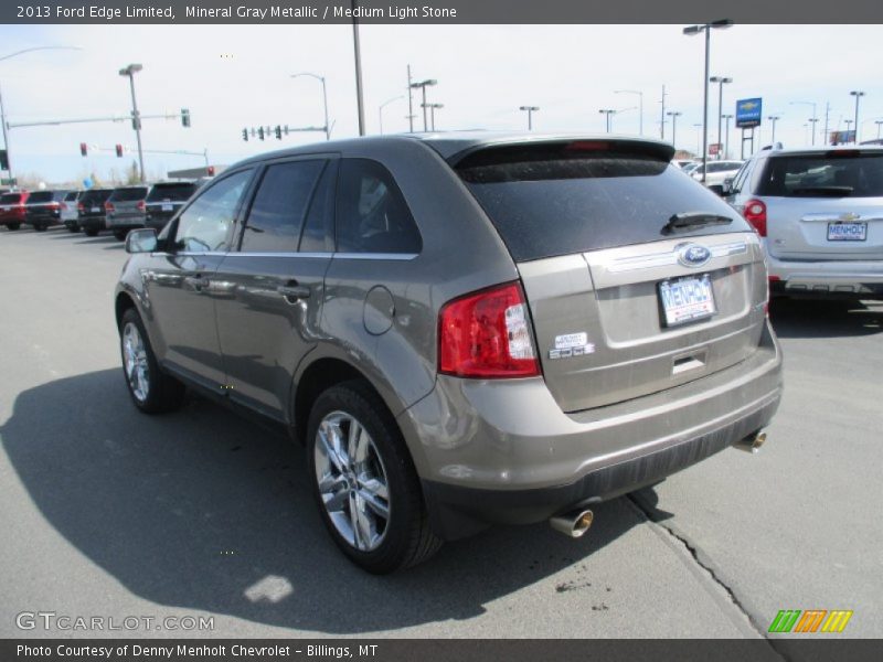 Mineral Gray Metallic / Medium Light Stone 2013 Ford Edge Limited