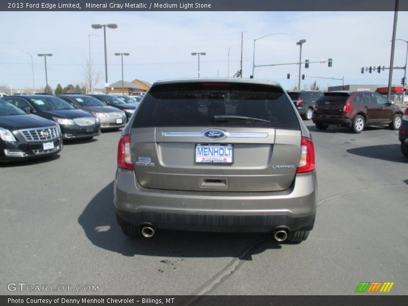 Mineral Gray Metallic / Medium Light Stone 2013 Ford Edge Limited