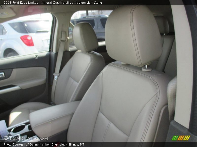 Mineral Gray Metallic / Medium Light Stone 2013 Ford Edge Limited