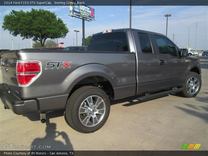Sterling Grey / Black 2014 Ford F150 STX SuperCab