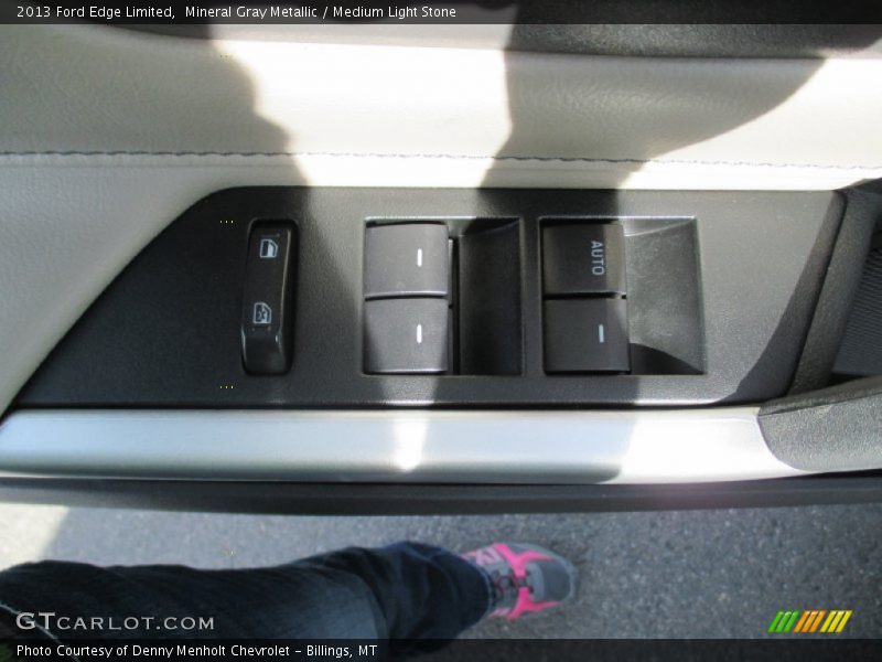 Mineral Gray Metallic / Medium Light Stone 2013 Ford Edge Limited