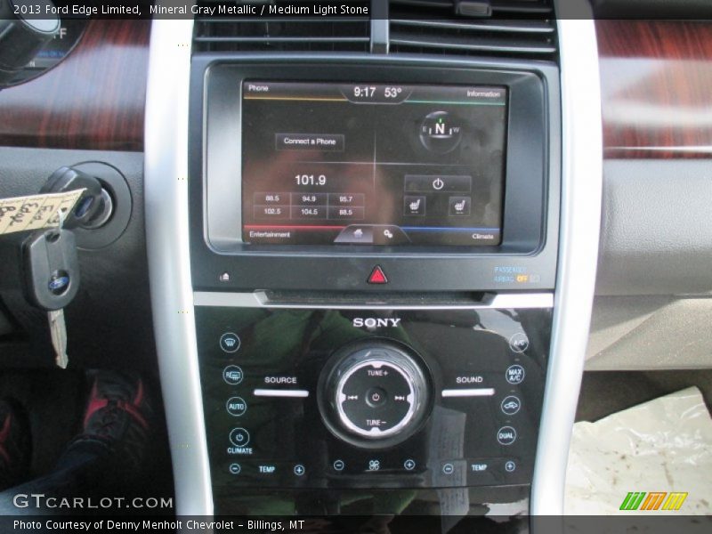 Mineral Gray Metallic / Medium Light Stone 2013 Ford Edge Limited
