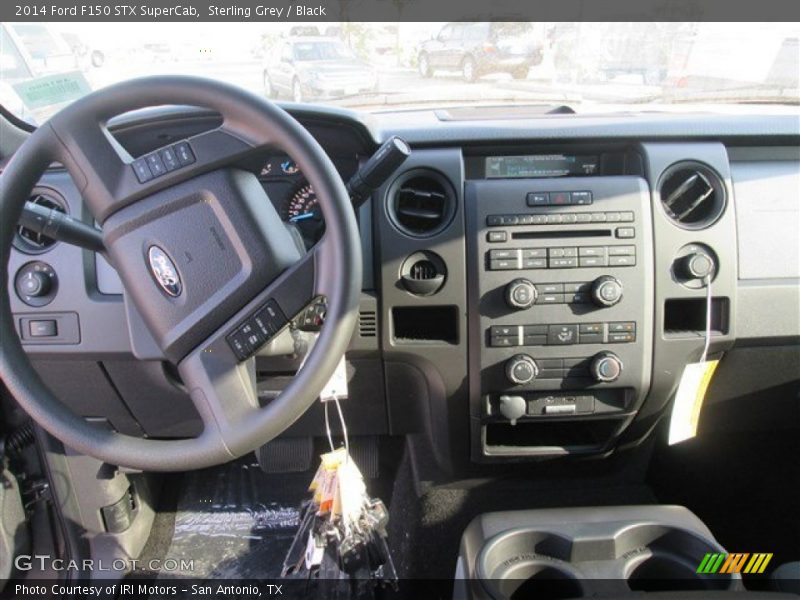 Sterling Grey / Black 2014 Ford F150 STX SuperCab