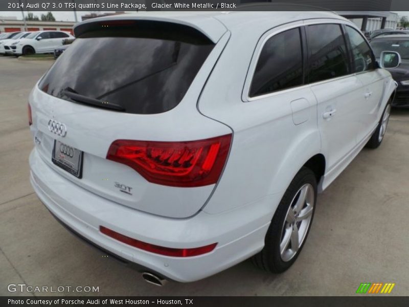 Glacier White Metallic / Black 2014 Audi Q7 3.0 TFSI quattro S Line Package