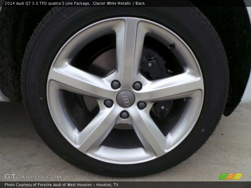 Glacier White Metallic / Black 2014 Audi Q7 3.0 TFSI quattro S Line Package