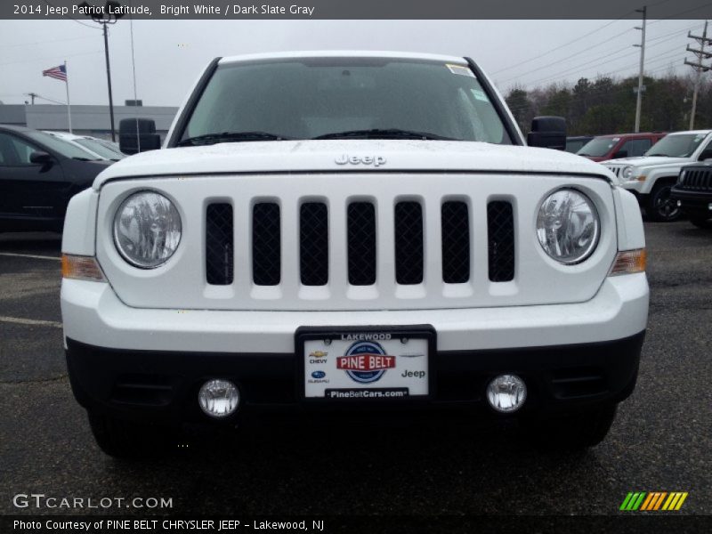 Bright White / Dark Slate Gray 2014 Jeep Patriot Latitude