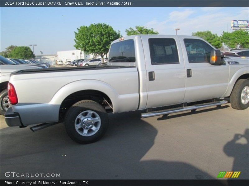 Ingot Silver Metallic / Steel 2014 Ford F250 Super Duty XLT Crew Cab
