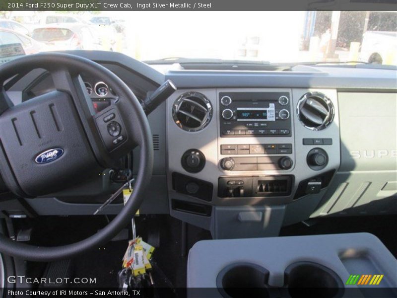 Ingot Silver Metallic / Steel 2014 Ford F250 Super Duty XLT Crew Cab