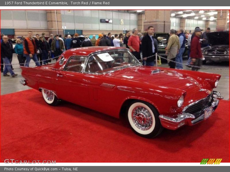 Front 3/4 View of 1957 Thunderbird E Convertible