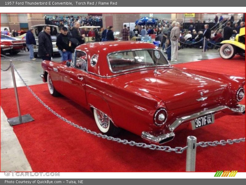 Torch Red / Flame Red 1957 Ford Thunderbird E Convertible