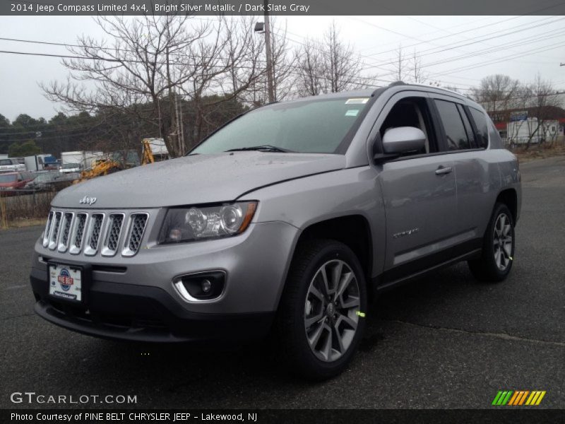 Bright Silver Metallic / Dark Slate Gray 2014 Jeep Compass Limited 4x4