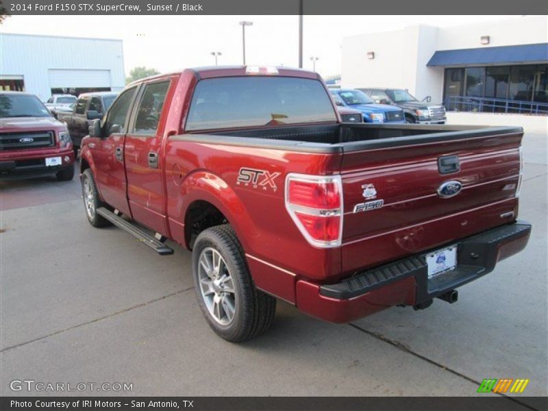 Sunset / Black 2014 Ford F150 STX SuperCrew