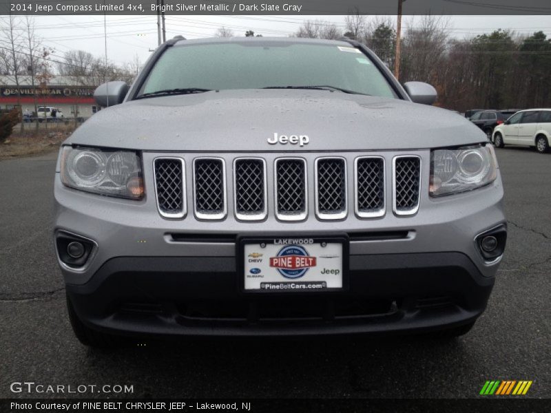 Bright Silver Metallic / Dark Slate Gray 2014 Jeep Compass Limited 4x4