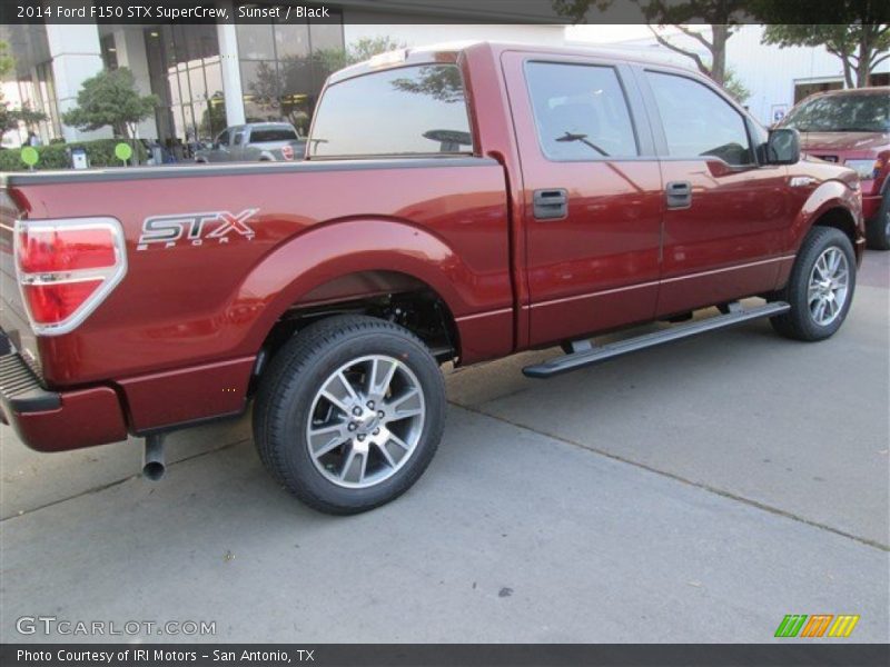 Sunset / Black 2014 Ford F150 STX SuperCrew