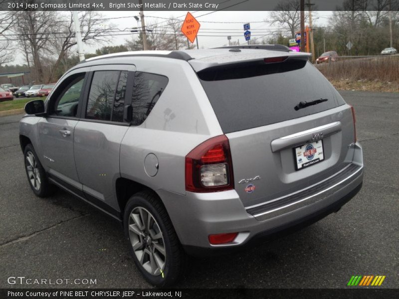 Bright Silver Metallic / Dark Slate Gray 2014 Jeep Compass Limited 4x4