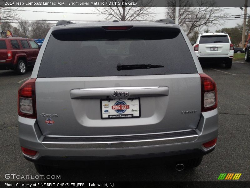 Bright Silver Metallic / Dark Slate Gray 2014 Jeep Compass Limited 4x4