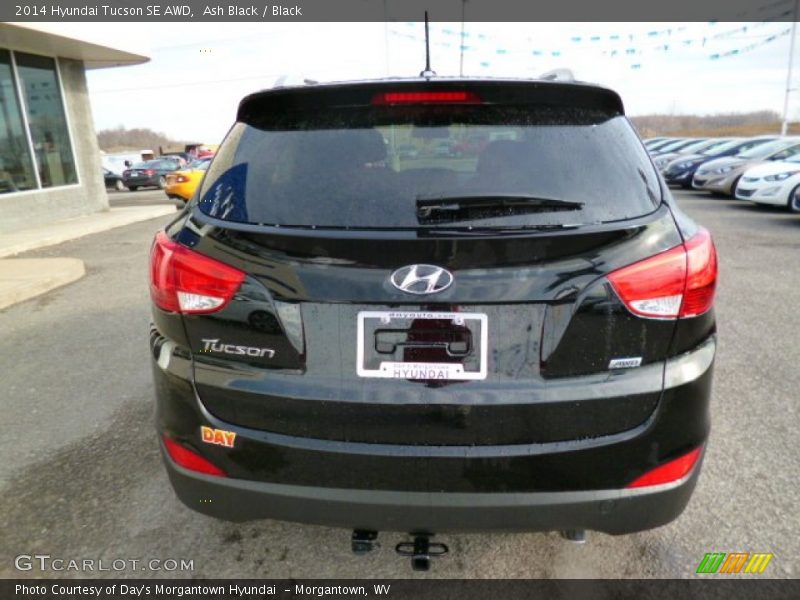 Ash Black / Black 2014 Hyundai Tucson SE AWD