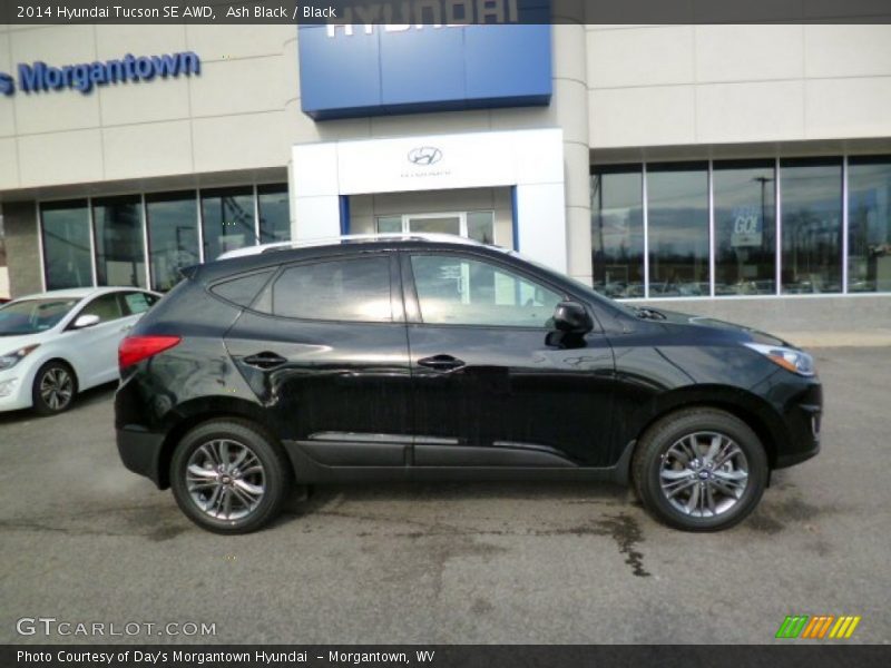 Ash Black / Black 2014 Hyundai Tucson SE AWD