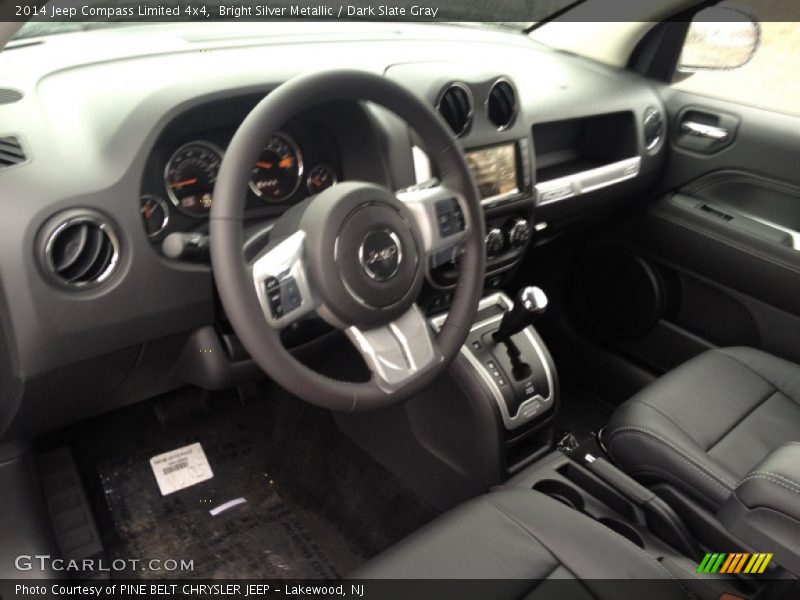 Bright Silver Metallic / Dark Slate Gray 2014 Jeep Compass Limited 4x4
