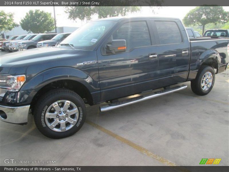 Blue Jeans / Steel Grey 2014 Ford F150 XLT SuperCrew