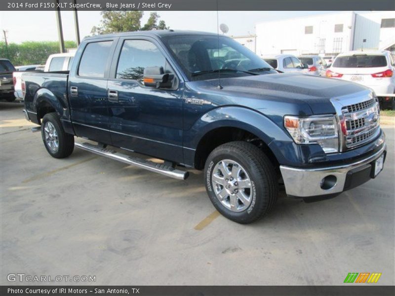 Blue Jeans / Steel Grey 2014 Ford F150 XLT SuperCrew