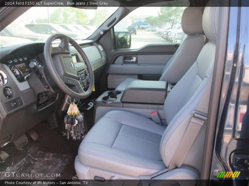 Blue Jeans / Steel Grey 2014 Ford F150 XLT SuperCrew