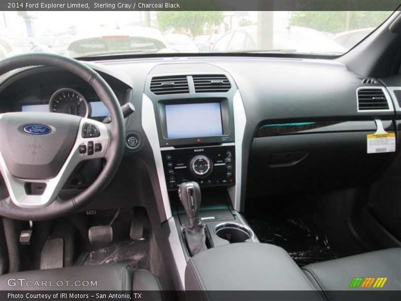 Sterling Gray / Charcoal Black 2014 Ford Explorer Limited