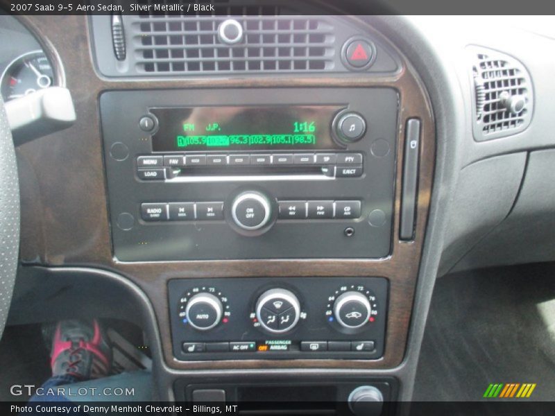 Silver Metallic / Black 2007 Saab 9-5 Aero Sedan