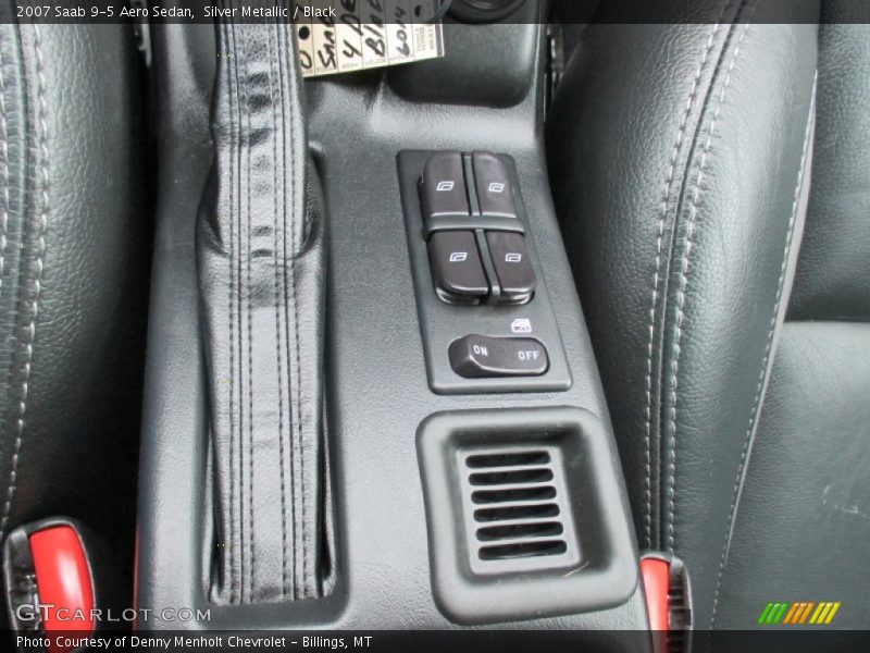 Silver Metallic / Black 2007 Saab 9-5 Aero Sedan