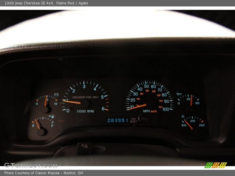 1999 Cherokee SE 4x4 SE 4x4 Gauges