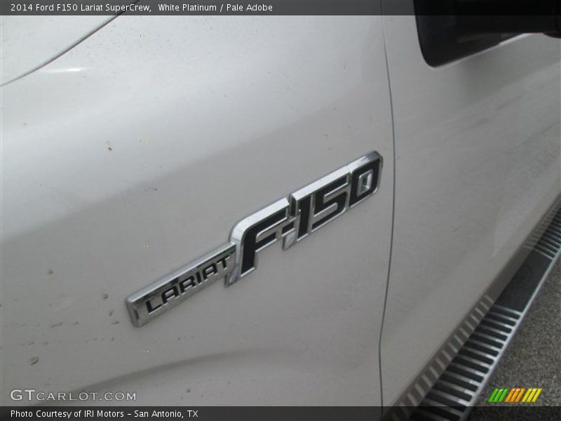 White Platinum / Pale Adobe 2014 Ford F150 Lariat SuperCrew