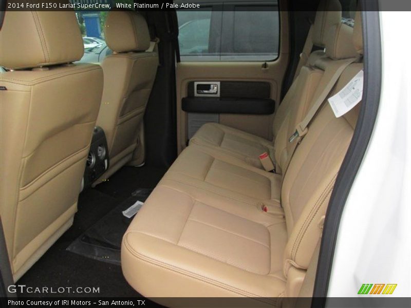 White Platinum / Pale Adobe 2014 Ford F150 Lariat SuperCrew