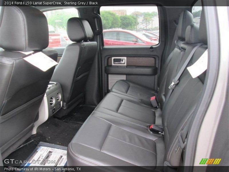 Sterling Grey / Black 2014 Ford F150 Lariat SuperCrew