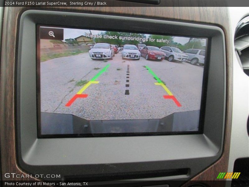Sterling Grey / Black 2014 Ford F150 Lariat SuperCrew