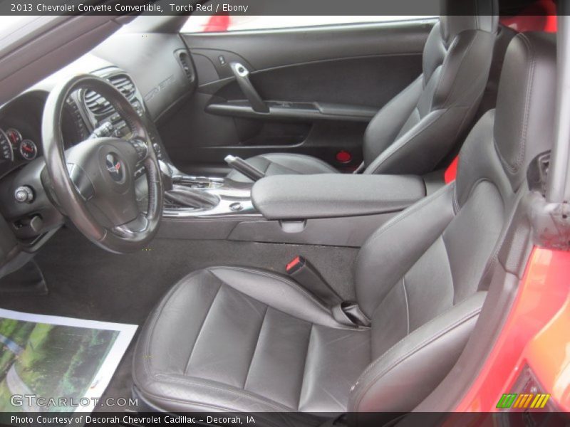  2013 Corvette Convertible Ebony Interior