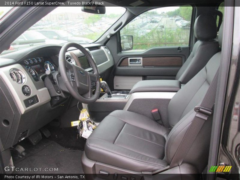 Tuxedo Black / Black 2014 Ford F150 Lariat SuperCrew