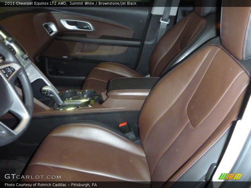 Summit White / Brownstone/Jet Black 2011 Chevrolet Equinox LTZ AWD