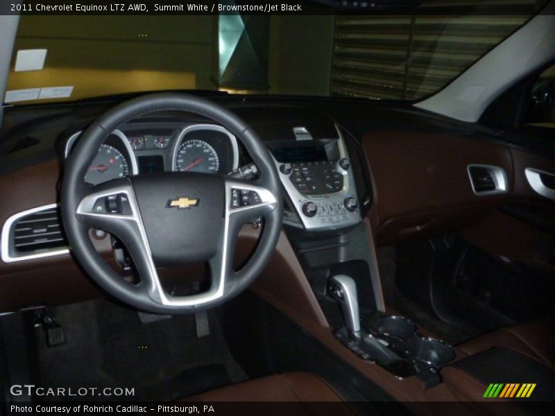 Summit White / Brownstone/Jet Black 2011 Chevrolet Equinox LTZ AWD