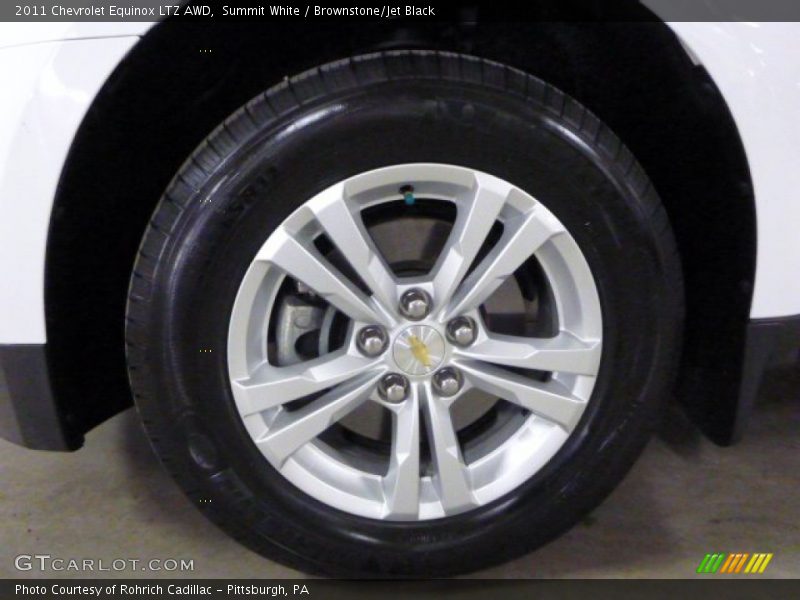 Summit White / Brownstone/Jet Black 2011 Chevrolet Equinox LTZ AWD
