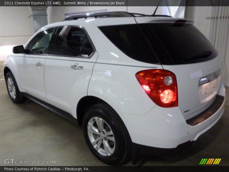 Summit White / Brownstone/Jet Black 2011 Chevrolet Equinox LTZ AWD
