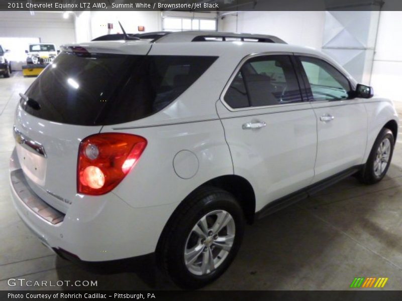 Summit White / Brownstone/Jet Black 2011 Chevrolet Equinox LTZ AWD