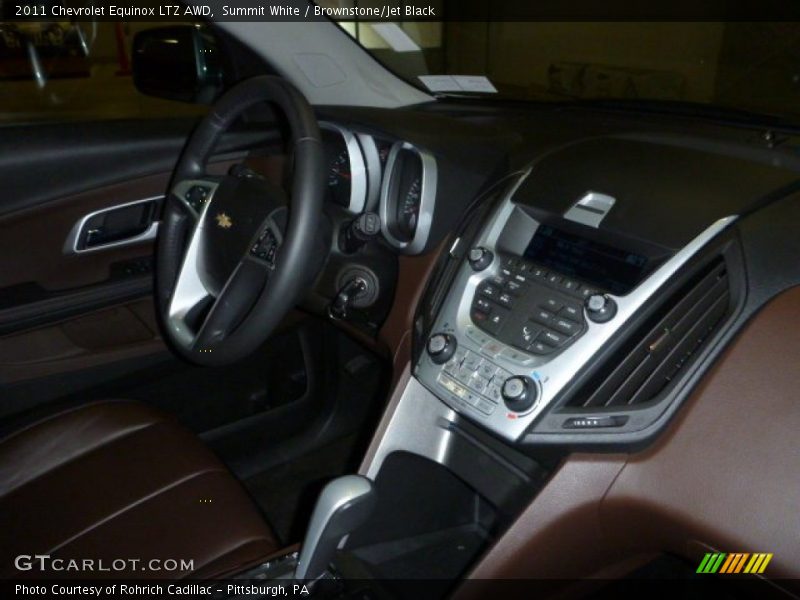 Summit White / Brownstone/Jet Black 2011 Chevrolet Equinox LTZ AWD