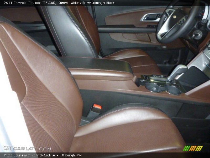 Summit White / Brownstone/Jet Black 2011 Chevrolet Equinox LTZ AWD