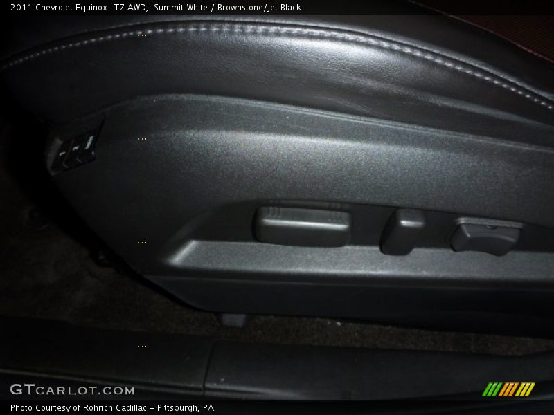 Summit White / Brownstone/Jet Black 2011 Chevrolet Equinox LTZ AWD
